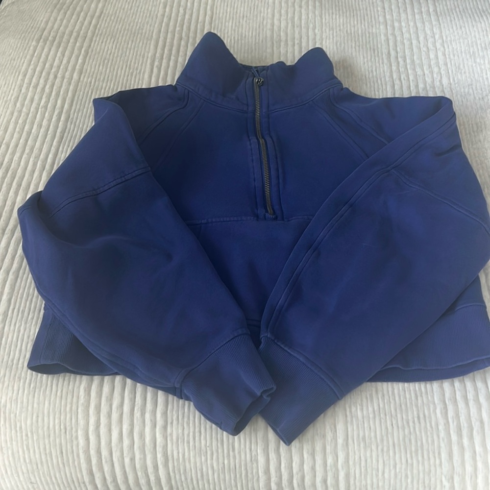 lululemon Scuba oversized funnel neck half zip